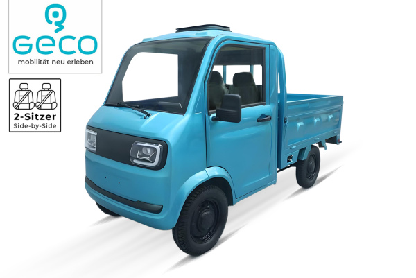 Geco Cargo Worker P440 4-Rad Pickup 72V 6 kW Moped Auto